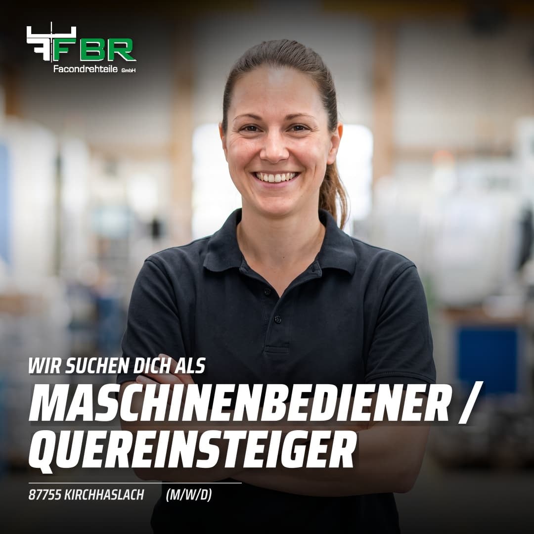 Maschinenbediener / Quereinsteiger (m/w/d)